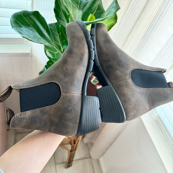 Blundstone Heeled Pull On Boot Rustic Brown Size 10.5 - Picture 12 of 12